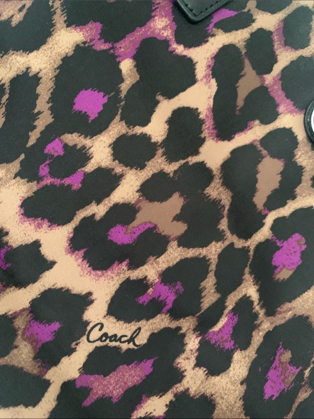 Purse | Coach | Purple Cheetah print - Picture 4 of 9
